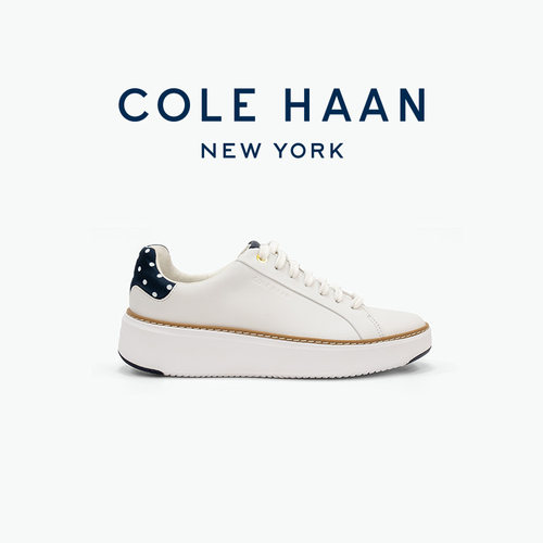 Cole Haan新款运动休闲女鞋小白鞋一脚蹬时尚板鞋平底鞋女W33830