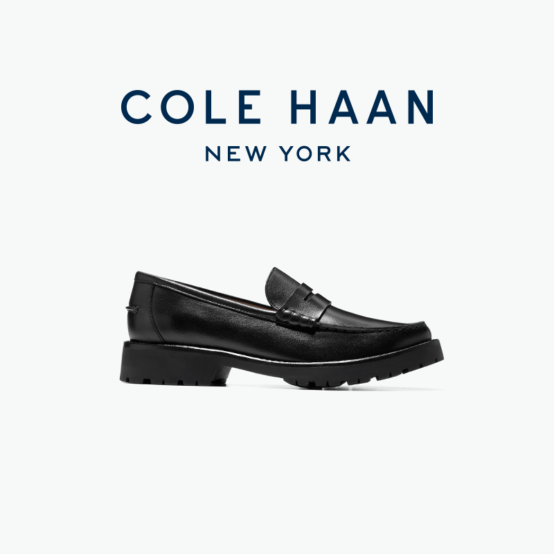 Cole Haan/歌涵 女士乐福鞋 25新款皮革一脚蹬小皮鞋单鞋W34033