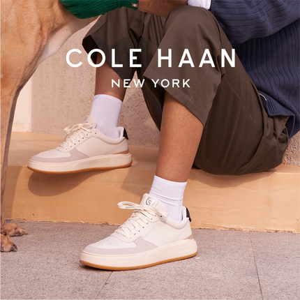 【明星同款】Cole Haan/歌涵时尚休闲小白鞋板鞋男C36131