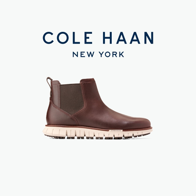 Cole Haan/歌涵 男士皮靴 秋冬保暖牛皮革切尔西短靴C38695