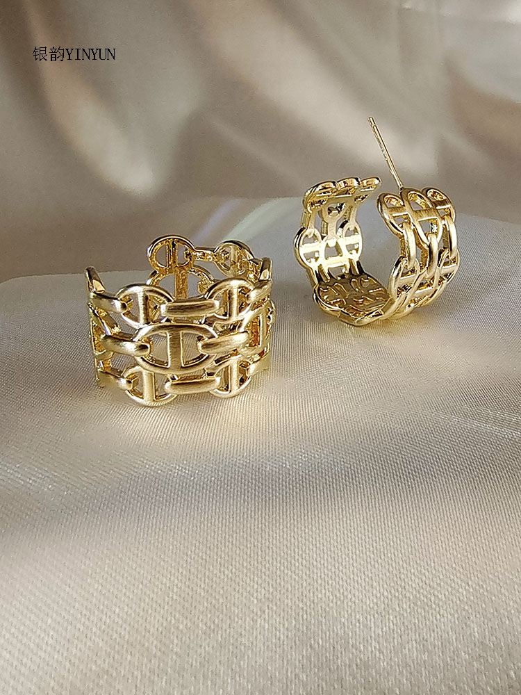 耳钉银针2022年新款时尚女