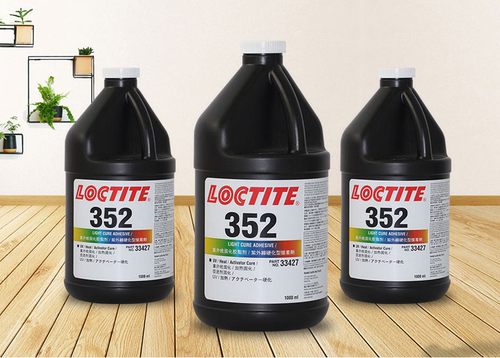 乐泰AA352厌氧UV固化紫外线固化loctite352金属塑料玻璃粘结胶水