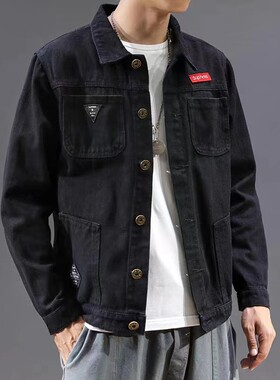 春季牛仔外套男士潮流