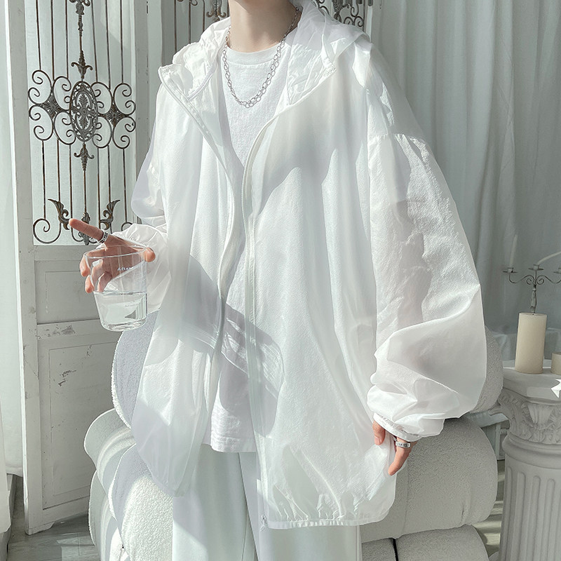 UPF50+冰感连帽防晒衣服夏季