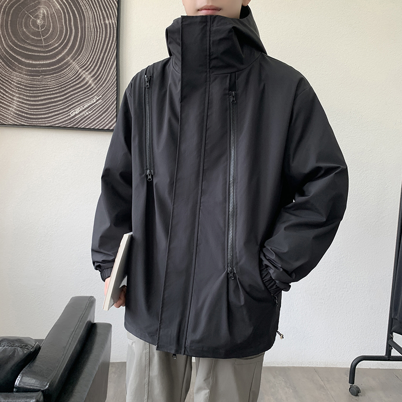 美式黑武士三合一冲锋衣男暴雨级防水户外登山徒步武功山穿搭外套