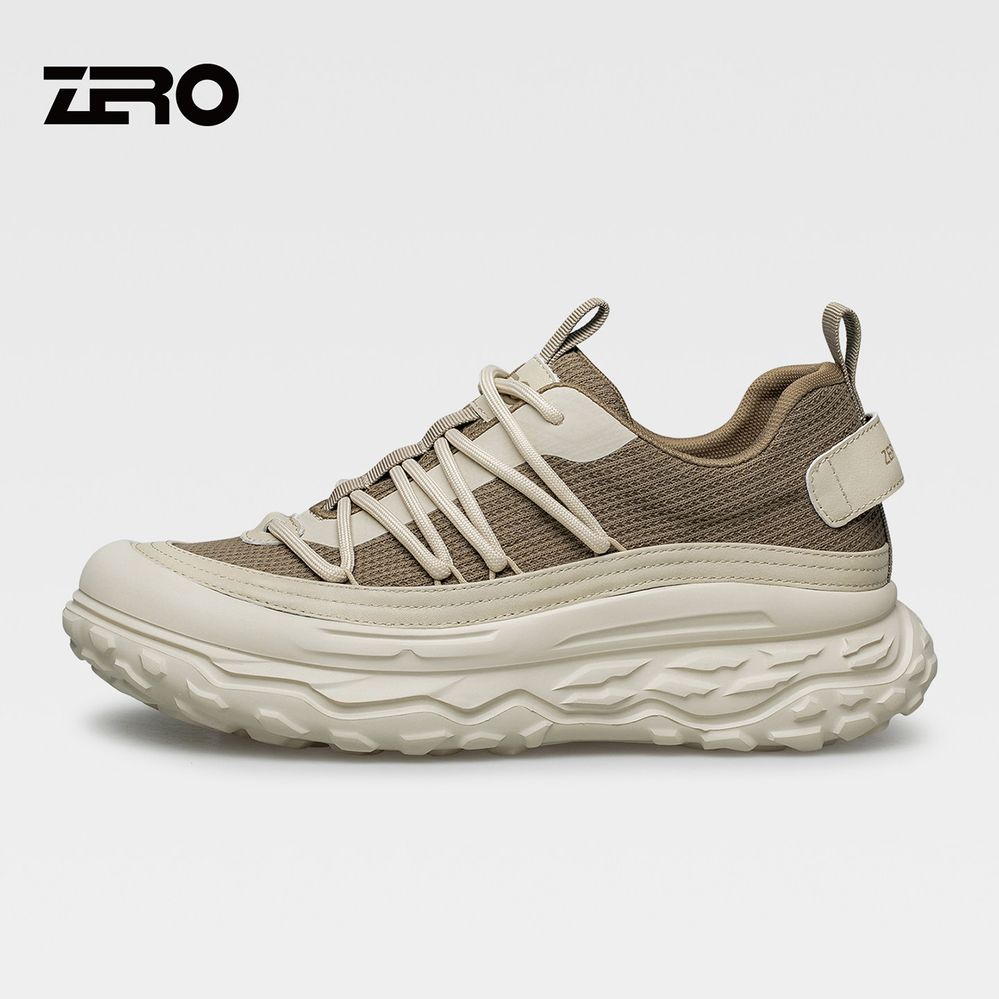 ZRO零度男鞋26夏季新款厚底鞋舒适透气网面运动休闲鞋轻便发泡底