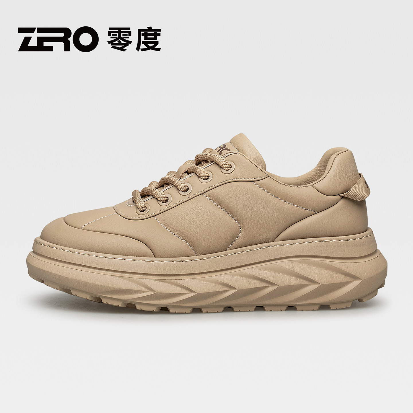 ZRO零度男鞋面包鞋25冬季新款运动舒适真皮休闲鞋轻便厚底棉鞋男,流行男鞋,时尚休闲鞋,淘宝优惠券,粉丝福利购,淘宝优惠卷