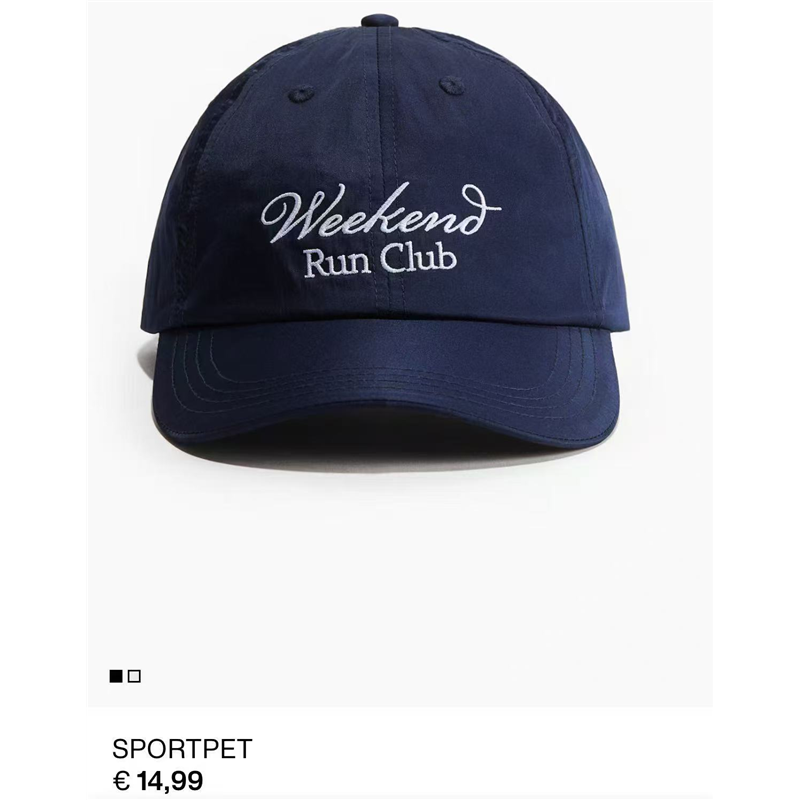 瑞典15欧，薄款刺绣速干运动帽慢跑棒球帽鸭舌帽登山遮阳