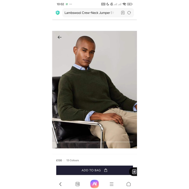 英国经典 100% lambswool 羊仔羊羔毛 情侣轻柔基础圆领针织毛衣