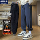 子男款 胖子加肥加大大码 秋冬季 裤 保暖加绒加厚运动休闲裤 男士 男装