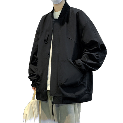棒球服2025新款男美式青少年宽松