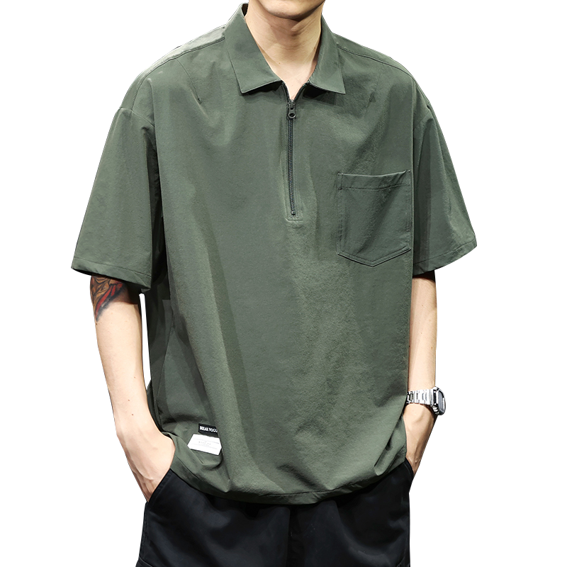 polo衫男短袖夏季新款半袖t恤大码男士夏装宽松休闲胖子加肥加大