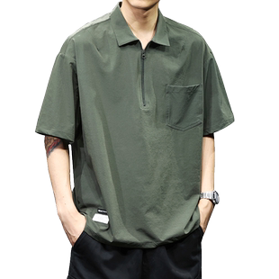 polo衫男短袖夏季新款半袖t恤大码男士夏装宽松休闲胖子加肥加大