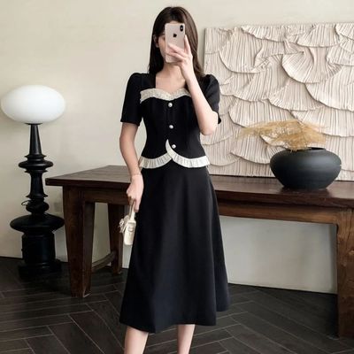 2025夏季新款大码法式洋气套装