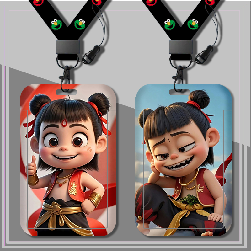 哪吒敖丙卡通学生卡套饭卡公交卡身份证件保护套门禁卡校园卡套