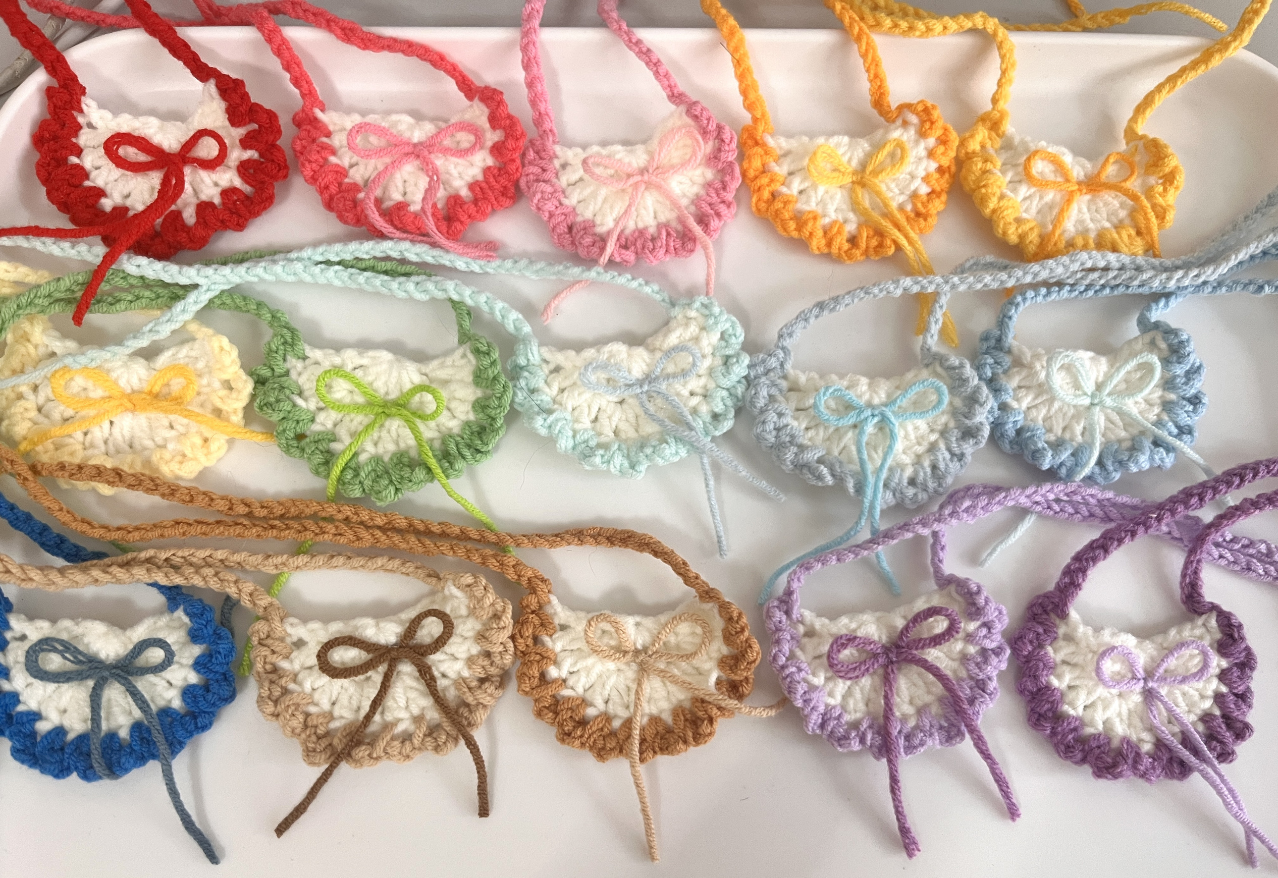 彩虹系列 10cm娃用口水巾