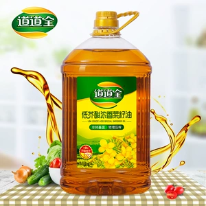 道道全 [5L低芥酸浓香菜籽油非转基因物理压榨食用油家用纯正菜油]