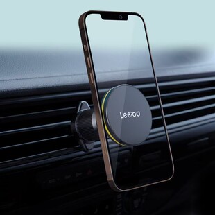 乐益新款环形磁吸盘车载手机支架出风口手机支架汽车用品磁吸导航