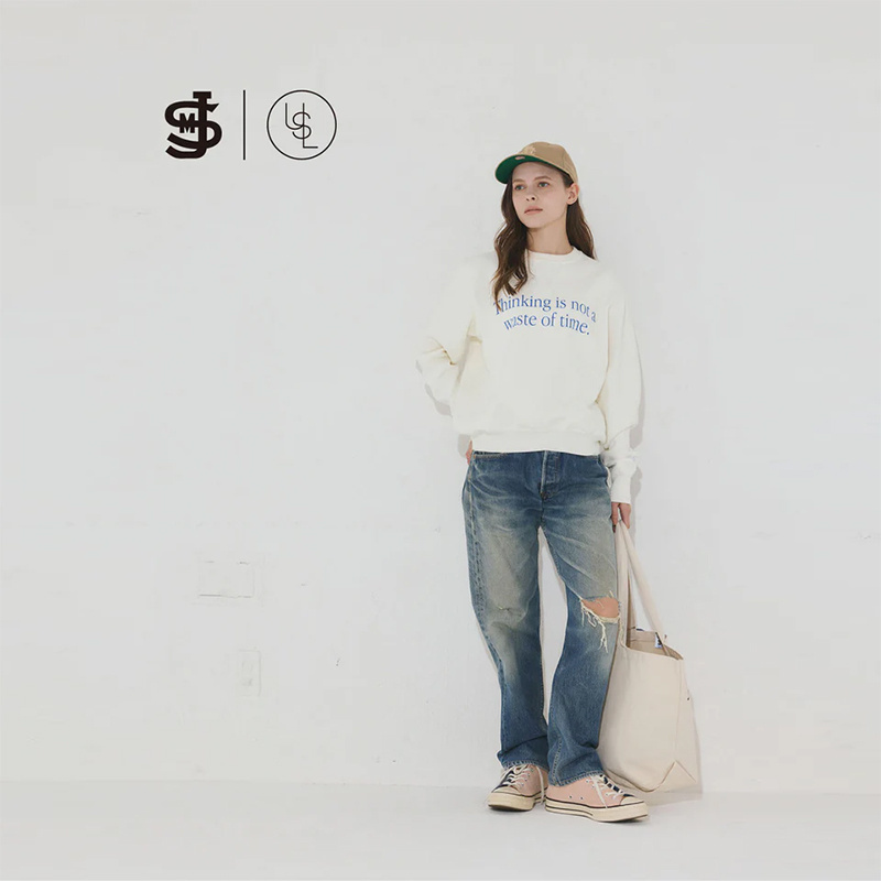 UN-USELESS耐洗针织圆领卫衣