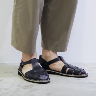 西班牙STEVE MONO复古植鞣编织手工柔软牛皮休闲凉鞋