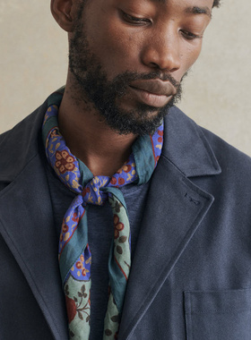 法国De Bonne Facture犹太婚礼民间艺术义大利工艺头巾领巾丝巾