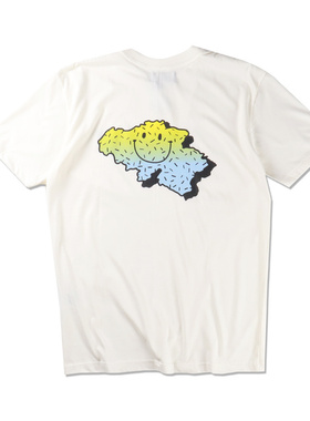 比利时Howlin Logo T纯棉面料比利时小图短T比利时制-白色