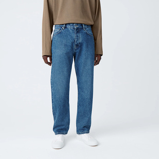 浅蓝 Fade牛仔长裤 英国Studio Nicholson低腰直筒五口袋复古Beach