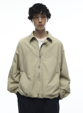 日本Kontor雾面尼龙Anorak套头式外套