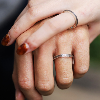 日本AMPJAPAN纯银戒指手工