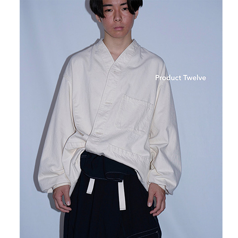 斜纹牛仔布工作服外套罩衫