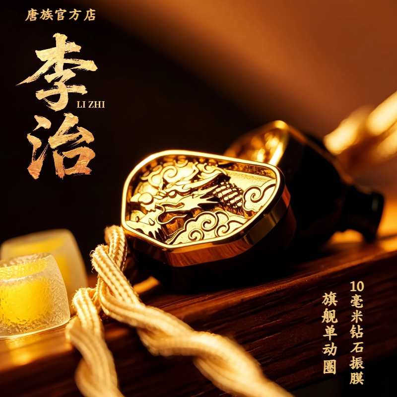 唐族李治 旗舰级钻石振膜单动圈高音质HIFI入耳式有线耳机