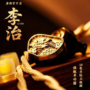唐族李治 旗舰级钻石振膜单动圈高音质HIFI入耳式有线耳机