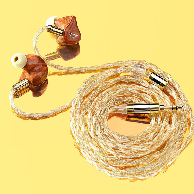EPZ 金丝雀16芯耳机线双针MMCX金银铜钯合金线材8股2.5/3.5/4.4mm