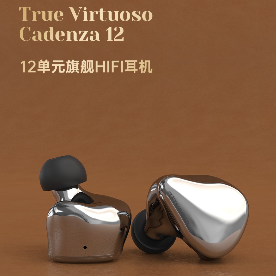 LETSHUOER铄耳Cadenza12单元旗舰级高保真监听有线HIFI耳机入耳式