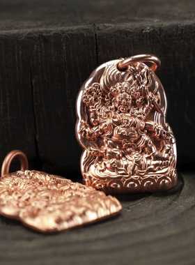 六臂大黑天玛哈嘎拉手工挂件