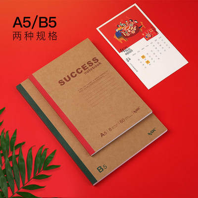 莱特RiGht牛皮纸软抄本B5简约A5