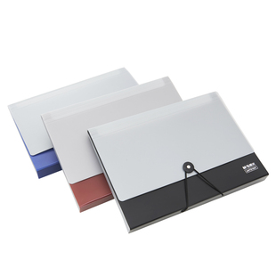 12格飞盘扣风琴包PP塑料AWT91947财务出纳会计办公文件资料考试出差签合同