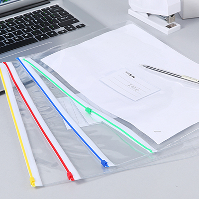 文具心绘聚PP拉边袋透明防水资料