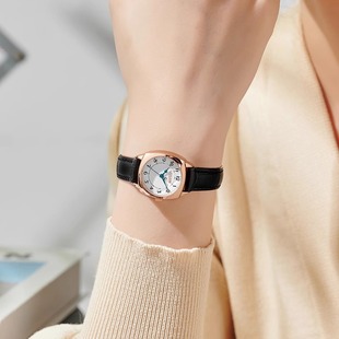 手表女表真皮百搭女款 聚利时气质时尚 价 腕表礼物1475 补贴新品