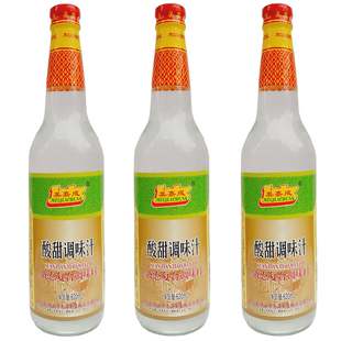 美嘉成酸甜调味汁620ml白醋腌制泡菜酸姜萝卜黄瓜凉拌复合调味料