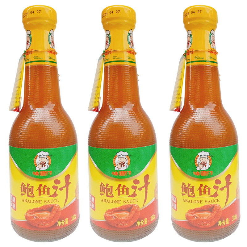 味道仔鲍鱼汁380g瓶装下饭菜捞饭拌面酱鲍汁即食鲍鱼调味料家用酱