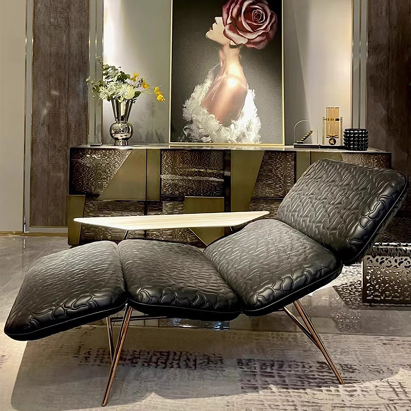 高级感单人沙发客厅休闲躺椅