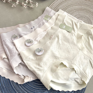 3305莫代尔裸氨无痕内裤 喜姿娇 女桑蚕丝提花 爱丽丝梦游仙境