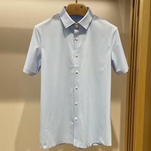 BOSSsunwen短袖衬衣26新款专柜正品春夏男装休闲针织衬衫M622S007