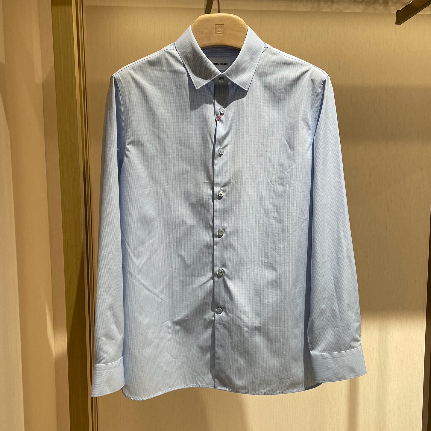 BOSSsunwen长袖衬衣26新款专柜正品春夏男装休闲纯棉衬衫M612S202