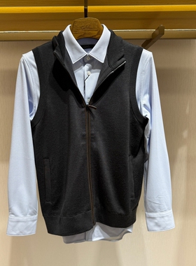 沙驰Satchi背心专柜新款正品男士针织背心冬休闲马甲88SHA8324002