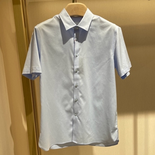 BOSSsunwen短袖衬衣26新款专柜正品春夏男装棉质休闲衬衫M622S012