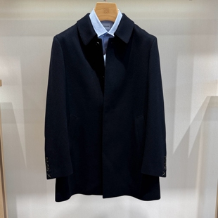 BOSSsunwen毛呢大衣24专柜新款正品秋冬男装羊绒外套144426143560