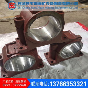 选矿摇床波箱配件后轴座大瓦往复杆后肘板座弹簧机头调节丝杆后座