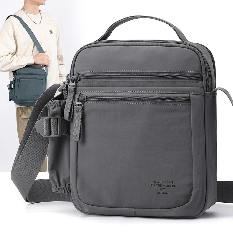 男士斜挎包多口袋商务通勤包便携新款女旅行小背包休闲轻便单肩包,箱包皮具/热销女包/男包,男士包袋,淘宝优惠券,粉丝福利购,淘宝优惠卷